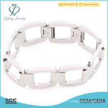 2015 Cool design jewelry bracelet,stainless steel 316l silver chain bracelet